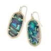 Elle Gold Drop Earrings In Abalone Shell 2 Elle Gold Drop Earrings In Abalone Shell -Jewelry Shop 842177024041 00 default lg