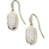 Lee Earrings In Pave Diamond And 14k Yellow Gold -Jewelry Shop 842177137543 2 default lg