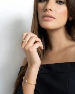 Isa Ring In Pave Diamond And 14k Yellow Gold -Jewelry Shop ISAYLWGLD 1 default lg