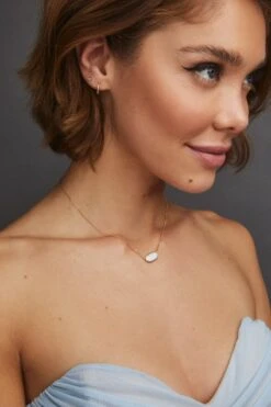 Elisa Pendant Necklace In Pave Diamond And 14k Yellow Gold -Jewelry Shop KS21 FINE 1661