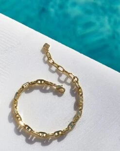 Bailey Chain Bracelet In Gold -Jewelry Shop Kendra Scott Bailey Chain Bracelet Gold 00
