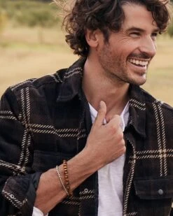 Beck Round Box Chain Bracelet In Oxidized Sterling Silver -Jewelry Shop Kendra Scott Beck Chain Bracelet Oxidized Sterling Silver 01 1