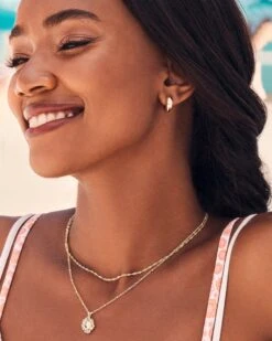 Brielle Multi Strand Necklace In Gold -Jewelry Shop Kendra Scott Brielle Multi Strand Necklace Gold 00