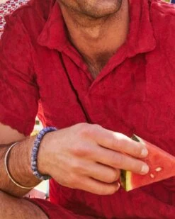 Cade Oxidized Sterling Silver Beaded Bracelet In Sodalite -Jewelry Shop Kendra Scott Cade Beaded Bracelet Blue Solidate 03