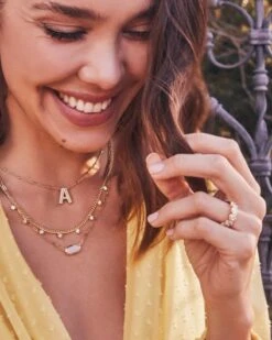 Cailin Gold Crystal Band Ring In White Crystal -Jewelry Shop Kendra Scott Cailin Band Ring White Crystal Gold 00