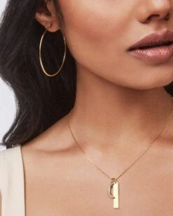 16” Thin Chain Necklace In 18k Gold Vermeil -Jewelry Shop Kendra Scott Charm Bundle Moon Allison Gold 00