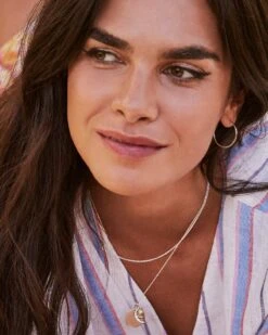 Davis Charm In 18k Rose Gold Vermeil -Jewelry Shop Kendra Scott Davis Charm Sterling Silver 00