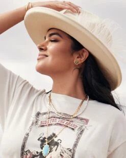 Ember Gold Strand Necklace In White Howlite -Jewelry Shop Kendra Scott Ember Strand Necklace White Howlite Gold 01