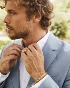 Figaro Chain Bracelet In 18k Gold Vermeil 9 Figaro Chain Bracelet In 18k Gold Vermeil -Jewelry Shop Kendra Scott Fiagro Chain Bracelet Gold Vermeil 01