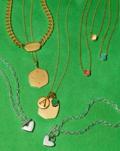 Heart Padlock Pendant Necklace In Sterling Silver -Jewelry Shop Kendra Scott Heart Padlock Chain Neckalce Sterling Silver 00