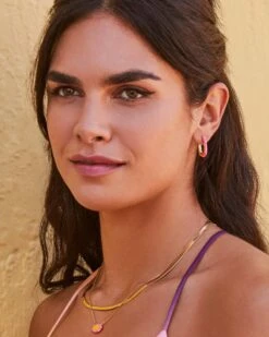 Herringbone Chain Necklace In 18k Gold Vermeil -Jewelry Shop Kendra Scott Herringbone Chain Necklace Gold Vermeil 00 1