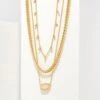 Elisa Necklace Layering Set In Iridescent Drusy -Jewelry Shop Kendra Scott July Necklace Bundle 1 Gold 00