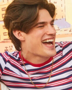 Curb Chain Necklace In 18k Oxidized Yellow Gold Vermeil 7 Curb Chain Necklace In 18k Oxidized Yellow Gold Vermeil -Jewelry Shop Kendra Scott Mens Curb Chain Necklace Oxidized Gold 00