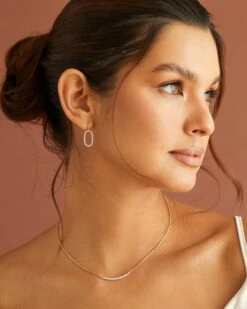 Ott 14k Yellow Gold Pendant Necklace In White Diamond -Jewelry Shop Kendra Scott Ott Pendant Necklace 14k Yellow Gold 00