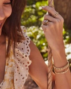 Vincent Chain Bracelet In Gold -Jewelry Shop Kendra Scott Vincent Chain Bracelet Gold 00 1