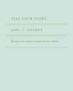 Pave Locket Charm In Vintage Silver -Jewelry Shop charm card locket lg