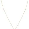 15" Thin Chain Necklace In 14k Yellow Gold -Jewelry Shop kendra scott 15in chain 14k yellow gold diamond 00 lg