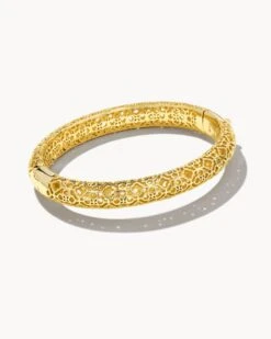 Abbie Bangle Bracelet In Gold
