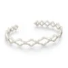 Abbie Cuff Bracelet In Silver -Jewelry Shop kendra scott abbie cuff bracelet rhodium 00 lg