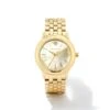Alex Gold Tone Stainless Steel 35mm Watch In Ivory Mother-of-Pearl -Jewelry Shop kendra scott alex 35mm watch gold ivory mop 00