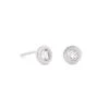 Aliyah Sterling Silver Stud Earrings In White Topaz -Jewelry Shop kendra scott aliyah stud earring sterling silver white topaz 00 lg