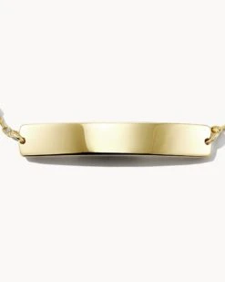 Allison Delicate Bracelet In 18k Yellow Gold Vermeil -Jewelry Shop kendra scott allison delicate bracelet 18k gold vermeil EngraveCrop Front