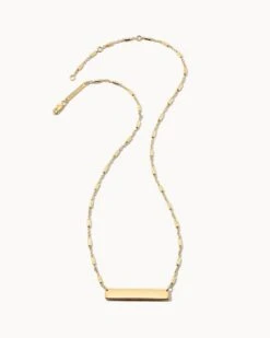 Allison Pendant Necklace In 18k Yellow Gold Vermeil -Jewelry Shop kendra scott allison pendant necklace 18k gold vermeil 00 lg