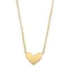 Ari Heart Pendant Necklace In 18k Gold Vermeil -Jewelry Shop kendra scott ari heart necklace necklace gold vermeil 00 lg