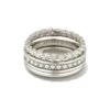 Arya Silver Ring Set In White Pearl -Jewelry Shop kendra scott ariya ring set 1 rhodium white pearl 00