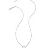 Aubree Pendant Necklace In Sterling Silver -Jewelry Shop kendra scott aubree pendant necklace sterling silver 01