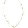 Audrey 14k Yellow Gold Pendant Necklace In White Diamond -Jewelry Shop kendra scott audrey pendant necklace 14k yellow gold 07ct diamond 00