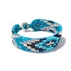 Britt Silver Beaded Bracelet In Turquoise Mix -Jewelry Shop kendra scott britt beaded bracelet rhodium turquoise mix 00
