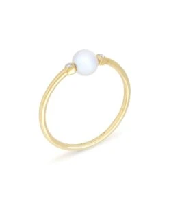 Cathleen 14k Yellow Gold Band Ring In Pearl 7 Cathleen 14k Yellow Gold Band Ring In Pearl -Jewelry Shop kendra scott cathleen band ring 14k gold pearl 01 lg