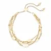 Chantal Beaded Bracelet In Gold -Jewelry Shop kendra scott chantal bracelet gold 00 lg