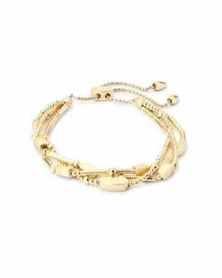 Chantal Beaded Bracelet In Gold -Jewelry Shop kendra scott chantal bracelet gold 01 lg