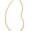 Curb Chain Necklace In 18k Oxidized Yellow Gold Vermeil -Jewelry Shop kendra scott curb chain necklace 18k oxidized yellow gold sterling silver 00