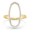 Dani 14k Yellow Gold Open Ring In White Diamond -Jewelry Shop kendra scott dani open ring 14k yellow gold white diamond lg