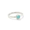 Davie Sterling Silver Band Ring In Aquamarine -Jewelry Shop kendra scott davie band ring sterling silver aquamarine 00