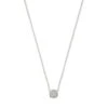 Davie Sterling Silver Pave Pendant Necklace In White Diamond 1 Davie Sterling Silver Pave Pendant Necklace In White Diamond -Jewelry Shop kendra scott davie pave pendant necklace rhodium 00 lg