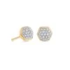 Davie 18k Gold Vermeil Pave Stud Earrings In White Diamond -Jewelry Shop kendra scott davie pave stud earrings 18k gold vermeil 00 lg