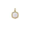 Davis 18k Gold Vermeil Charm In Ivory Mother-of-Pearl 1 Davis 18k Gold Vermeil Charm In Ivory Mother-of-Pearl -Jewelry Shop kendra scott davis 16mm stone charm gold ivory mother of pearl 00 lg