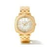 20th Anniversary Dira Gold Diamond 38mm Watch In Ivory Mother-of-Pearl -Jewelry Shop kendra scott dira diamond 38mm watch gold ivory mother of pearl diamonds 00