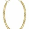 18 Inch Double Chain Link Necklace In Gold -Jewelry Shop kendra scott double link chain necklace gold 00 lg