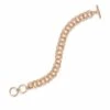 Double Link Toggle Bracelet In Rose Gold -Jewelry Shop kendra scott double link toggle bracelet rose gold 00 lg