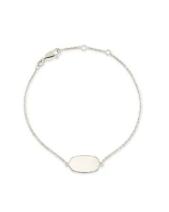 Elaina Delicate Chain Bracelet In Sterling Silver