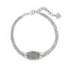 Elaina Silver Multi Strand Bracelet In Platinum Drusy -Jewelry Shop kendra scott elaina multi strand bracelet rhodium platinum drusy 00