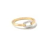 Elisa 14k Yellow Gold Interlocking Band Ring In White Diamond -Jewelry Shop kendra scott elisa interlocking band ring 14k yellow gold white diamond 00