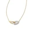 Elisa 14k Yellow Gold Interlocking Pendant Necklace In White Diamond -Jewelry Shop kendra scott elisa interlocking pendant necklace 14k yellow gold white diamond 00