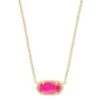 Elisa Gold Pendant Necklace In Azalea Illusion 1 Elisa Gold Pendant Necklace In Azalea Illusion -Jewelry Shop kendra scott elisa necklace gold azalea illusion 00 lg