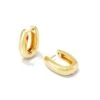 Ellen Wide Huggie Earrings In 18k Gold Vermeil -Jewelry Shop kendra scott ellen wide huggie earrings 18k yellow gold vermeil 00